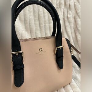 Kate Spade Black and Pale Pink Satchel